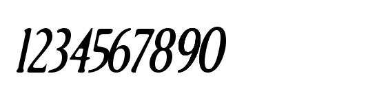 Kallamar Italic Font, Number Fonts