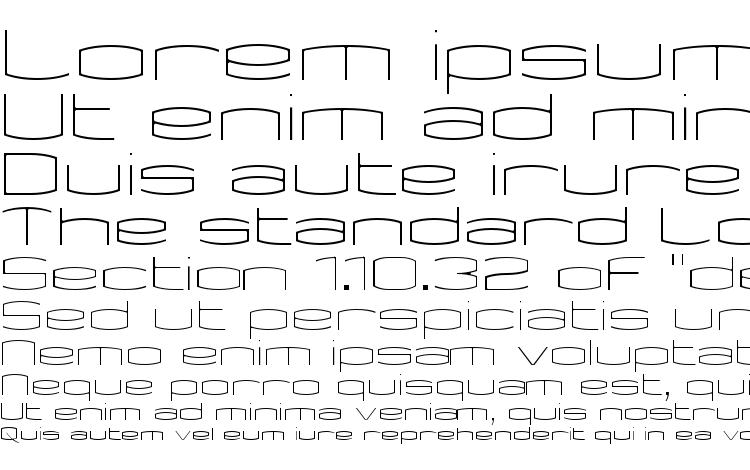 specimens Kameleon Thin font, sample Kameleon Thin font, an example of writing Kameleon Thin font, review Kameleon Thin font, preview Kameleon Thin font, Kameleon Thin font