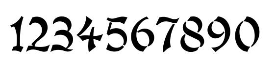 Шрифт Kanban LET Plain.1.0, Шрифты для цифр и чисел