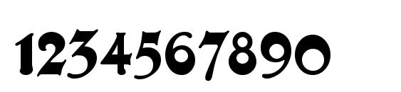 Karavan Display SSi Font, Number Fonts