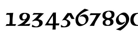 Karibown Font, Number Fonts