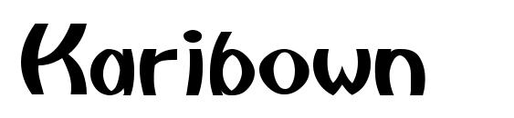 шрифт Karibown, бесплатный шрифт Karibown, предварительный просмотр шрифта Karibown