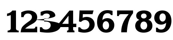 Karina Black Font, Number Fonts