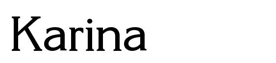 Karina font, free Karina font, preview Karina font