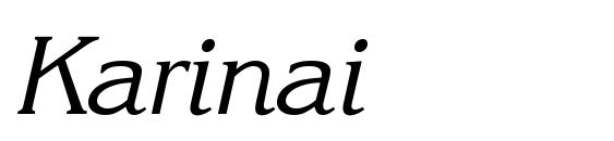 шрифт Karinai, бесплатный шрифт Karinai, предварительный просмотр шрифта Karinai