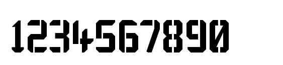 Karisma Stencil Font, Number Fonts