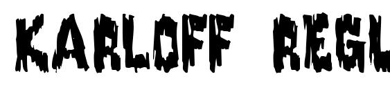 Karloff Regular Font
