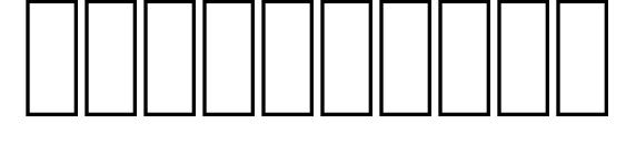 Karloff Font, Number Fonts
