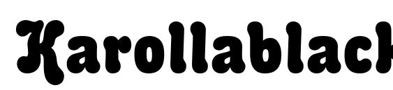 шрифт Karollablackc, бесплатный шрифт Karollablackc, предварительный просмотр шрифта Karollablackc