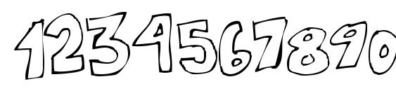 Kartoone Font, Number Fonts