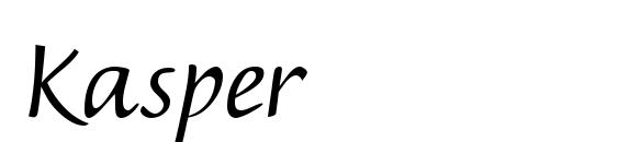 шрифт Kasper, бесплатный шрифт Kasper, предварительный просмотр шрифта Kasper