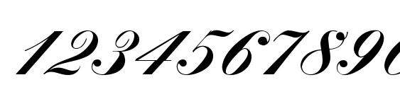 Kastler Bold Italic Font, Number Fonts