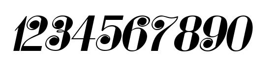 Katarina Italic Font, Number Fonts