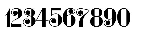 Katarina Regular Font, Number Fonts