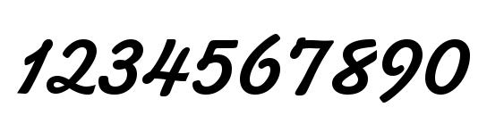 Kaufmann Bold BT Font, Number Fonts