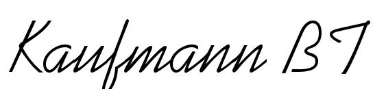 Kaufmann BT font, free Kaufmann BT font, preview Kaufmann BT font