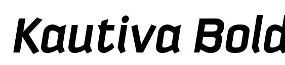 шрифт Kautiva Bold Italic, бесплатный шрифт Kautiva Bold Italic, предварительный просмотр шрифта Kautiva Bold Italic