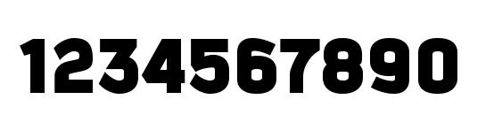 Kautiva Caps Black Font, Number Fonts