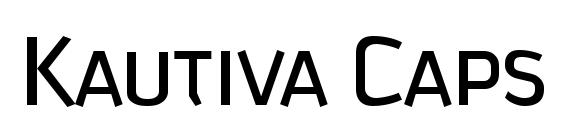 шрифт Kautiva Caps, бесплатный шрифт Kautiva Caps, предварительный просмотр шрифта Kautiva Caps