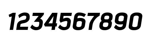 Kautiva Uni Bold Italic Font, Number Fonts