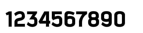 Kautiva Uni Bold Font, Number Fonts