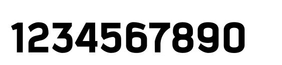 Kautivaproc bold Font, Number Fonts