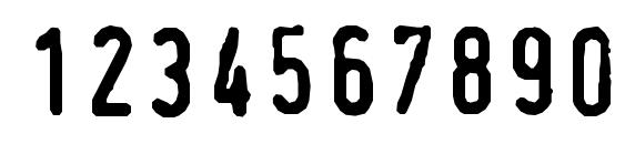 KB Band Font, Number Fonts