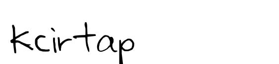шрифт Kcirtap, бесплатный шрифт Kcirtap, предварительный просмотр шрифта Kcirtap