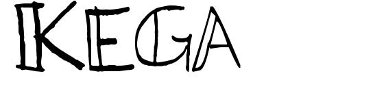 шрифт Kega, бесплатный шрифт Kega, предварительный просмотр шрифта Kega