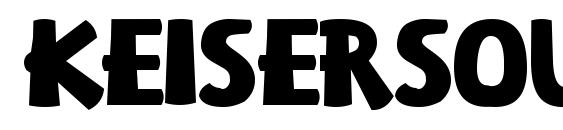 шрифт Keisersousa, бесплатный шрифт Keisersousa, предварительный просмотр шрифта Keisersousa