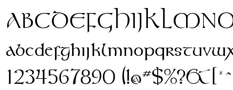 glyphs Kells font, сharacters Kells font, symbols Kells font, character map Kells font, preview Kells font, abc Kells font, Kells font