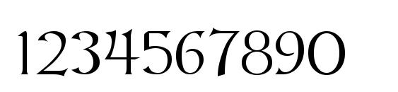 Kells Font, Number Fonts