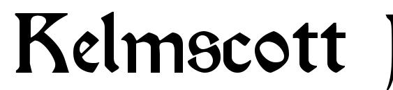 шрифт Kelmscott Medium, бесплатный шрифт Kelmscott Medium, предварительный просмотр шрифта Kelmscott Medium