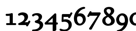 Kelmscott Roman NF Bold Font, Number Fonts