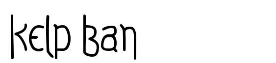 Kelp ban font, free Kelp ban font, preview Kelp ban font