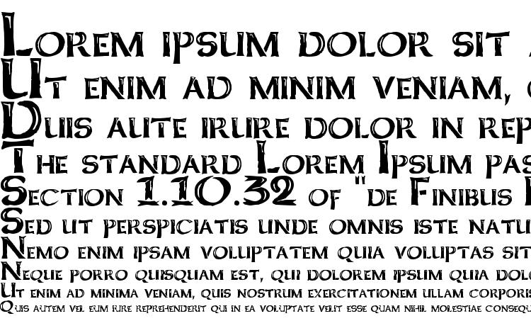 specimens Kelt Caps Freehand font, sample Kelt Caps Freehand font, an example of writing Kelt Caps Freehand font, review Kelt Caps Freehand font, preview Kelt Caps Freehand font, Kelt Caps Freehand font