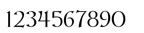 Kelt Normal Font, Number Fonts
