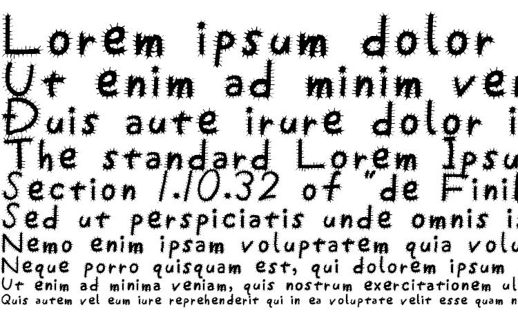 specimens Kemushi font, sample Kemushi font, an example of writing Kemushi font, review Kemushi font, preview Kemushi font, Kemushi font