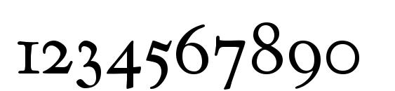 KentuckyOldStyleSmc Regular DB Font, Number Fonts