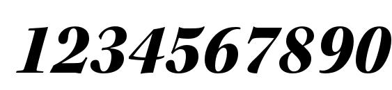 KeplerStd BlackItSubh Font, Number Fonts