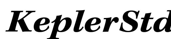 KeplerStd BoldExtItCapt font, free KeplerStd BoldExtItCapt font, preview KeplerStd BoldExtItCapt font
