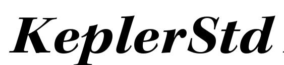 KeplerStd BoldExtItSubh font, free KeplerStd BoldExtItSubh font, preview KeplerStd BoldExtItSubh font