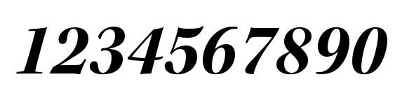 KeplerStd BoldItSubh Font, Number Fonts