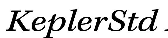 KeplerStd ExtItCapt font, free KeplerStd ExtItCapt font, preview KeplerStd ExtItCapt font