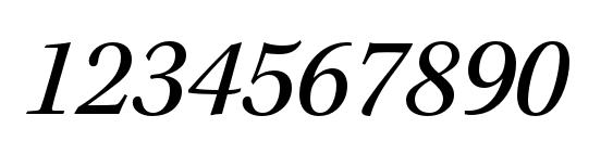 KeplerStd Italic Font, Number Fonts