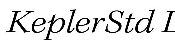 KeplerStd LightExtIt font, free KeplerStd LightExtIt font, preview KeplerStd LightExtIt font