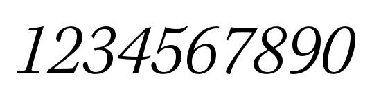 KeplerStd LightIt Font, Number Fonts