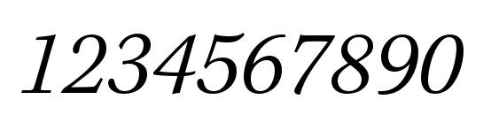 KeplerStd LightItCapt Font, Number Fonts