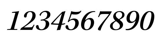 KeplerStd MediumIt Font, Number Fonts