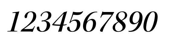 KeplerStd MediumItSubh Font, Number Fonts